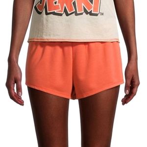 NWOT Bright Orange Sleep Shorts